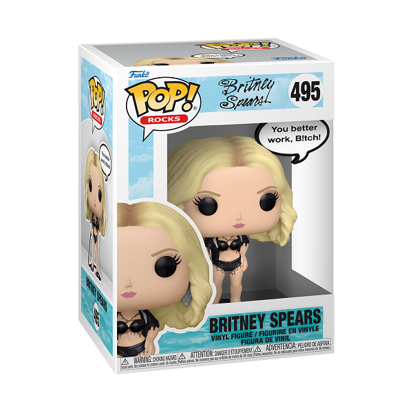 Britney Spears - Work B!tch Pop! Sayings - Gametraders Modbury Heights