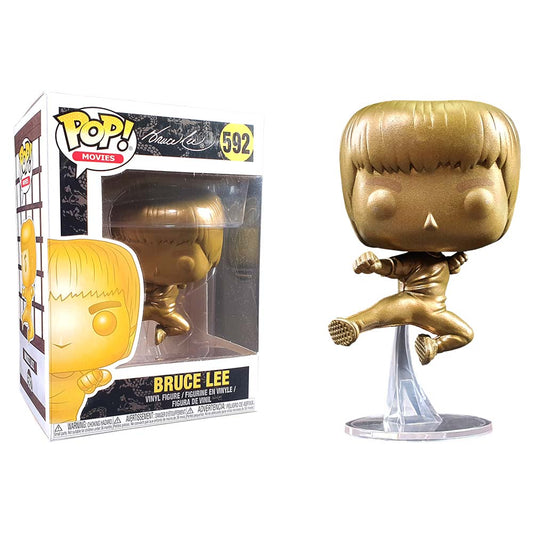 Bruce Lee - Game of Death Flying Kick Gold Pop! Vinyl - Gametraders Modbury Heights