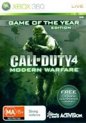 Call Of Duty 4 Modern Warfare GOTY X360 - Gametraders Modbury Heights