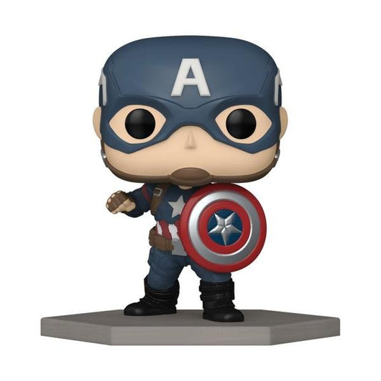 Captain America 3: Civil War - Captain America US Exclusive Build - A - Scene Pop! Vinyl - Gametraders Modbury Heights