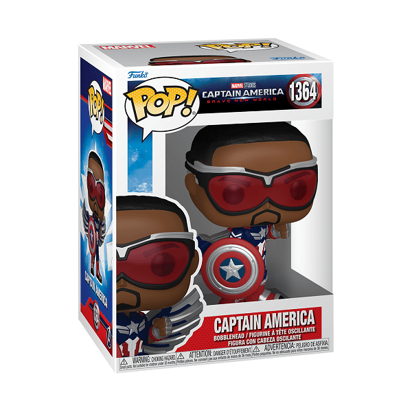 Captain America 4 - Captain America (Sam Wilson) Pop! Vinyl - Gametraders Modbury Heights
