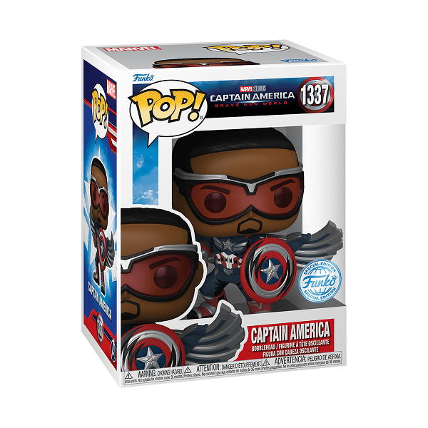 Captain America 4 - Captain America (Sam Wilson) Retro Comic Deco Pop! Vinyl - Gametraders Modbury Heights
