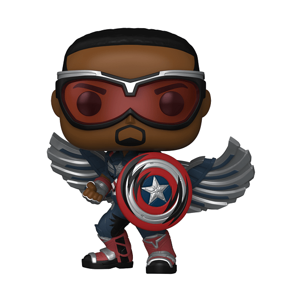 Captain America 4 - Captain America (Sam Wilson) Retro Comic Deco Pop! Vinyl - Gametraders Modbury Heights