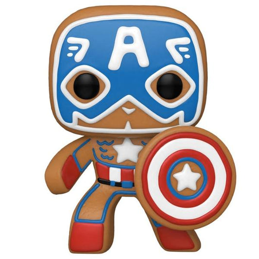 Captain America - Captain America Gingerbread Pop! Vinyl - Gametraders Modbury Heights