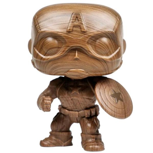 Captain America - Captain America Wood Deco Pop! Vinyl - Gametraders Modbury Heights