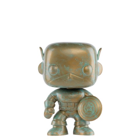 Captain America - Marvel 80th Anniversary Patina US Exclusive Pop! Vinyl - Gametraders Modbury Heights