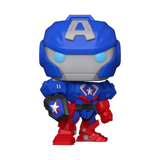 Captain America - Marvel Mech 10" US Exclusive Pop! Vinyl - Gametraders Modbury Heights