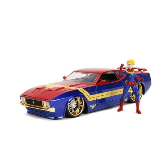 Captain Marvel - 1973 Ford Mustang Mach 1 1:24 Scale Hollywood Ride - Gametraders Modbury Heights