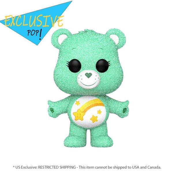 Care Bears 40th Anniversary - Wish Bear Diamond Glitter US Exclusive Pop! Vinyl - Gametraders Modbury Heights