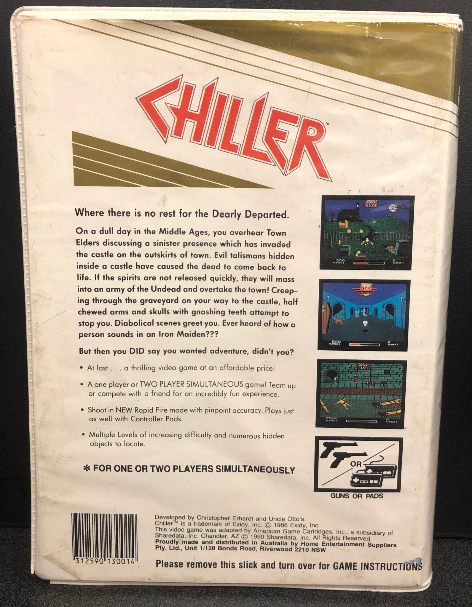 Chiller NES Boxed - Gametraders Modbury Heights