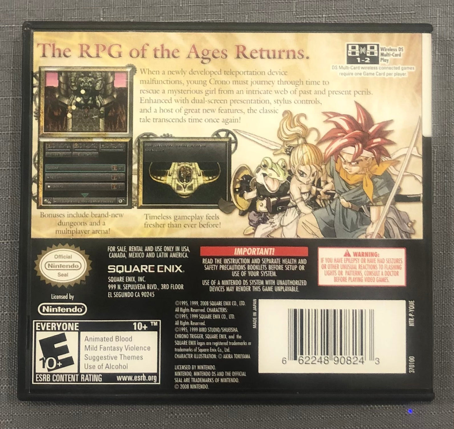 Chrono Trigger DS (Pre - Played) - Gametraders Modbury Heights