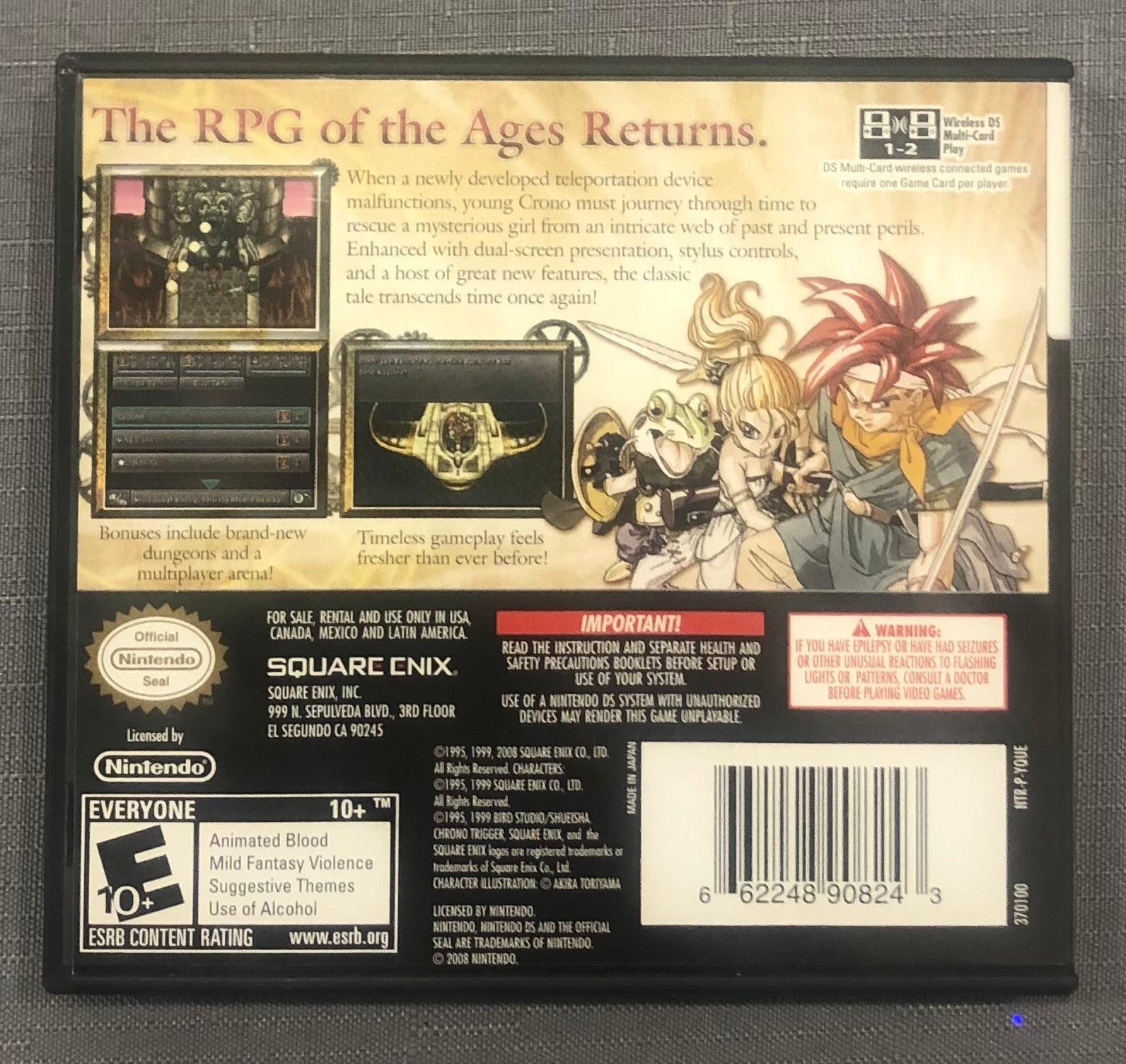 Chrono Trigger DS (Pre - Played) - Gametraders Modbury Heights
