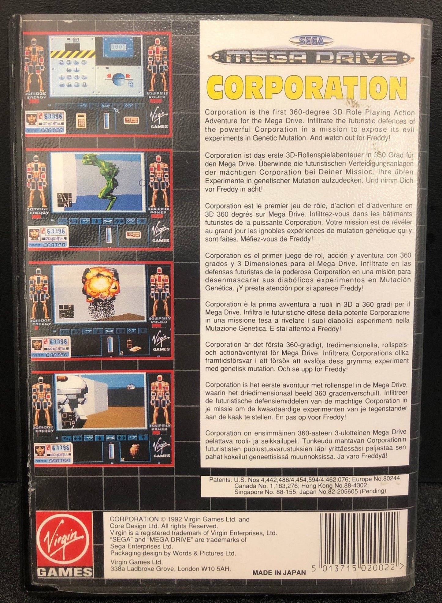 Corporation (Mega Drive) - Gametraders Modbury Heights