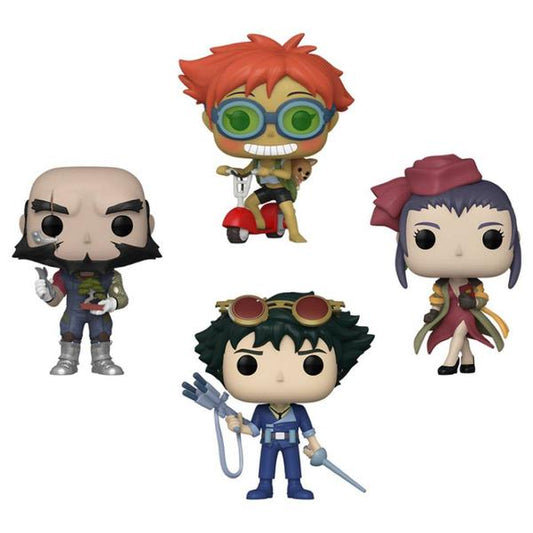 Cowboy Bebop - Bebop US Exclusive Pop! Vinyl 4 - Pack - Gametraders Modbury Heights