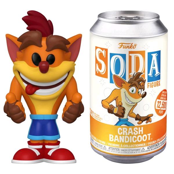Crash Bandicoot - Crash Bandicoot Vinyl Soda - Gametraders Modbury Heights