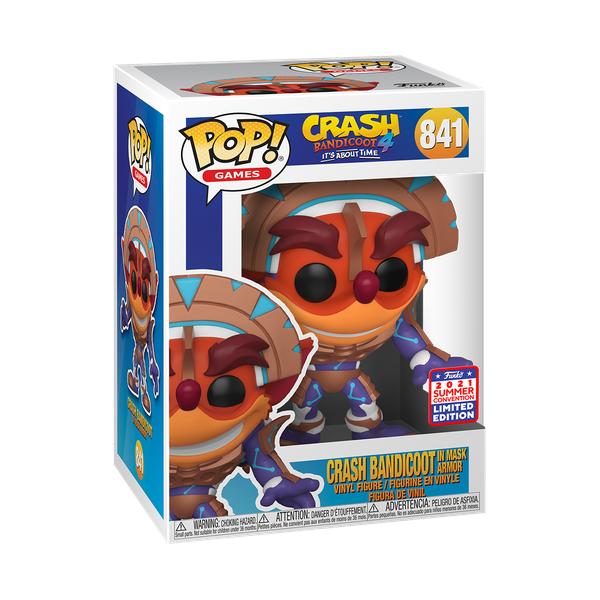 Crash Bandicoot - Crash in Mask Armor Pop! Vinyl SD21 - Gametraders Modbury Heights