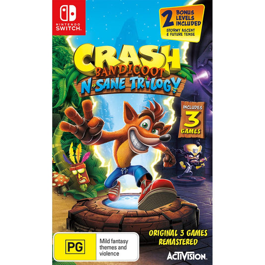 Crash Bandicoot: N - Sane Trilogy SWITCH (Pre - Played) - Gametraders Modbury Heights