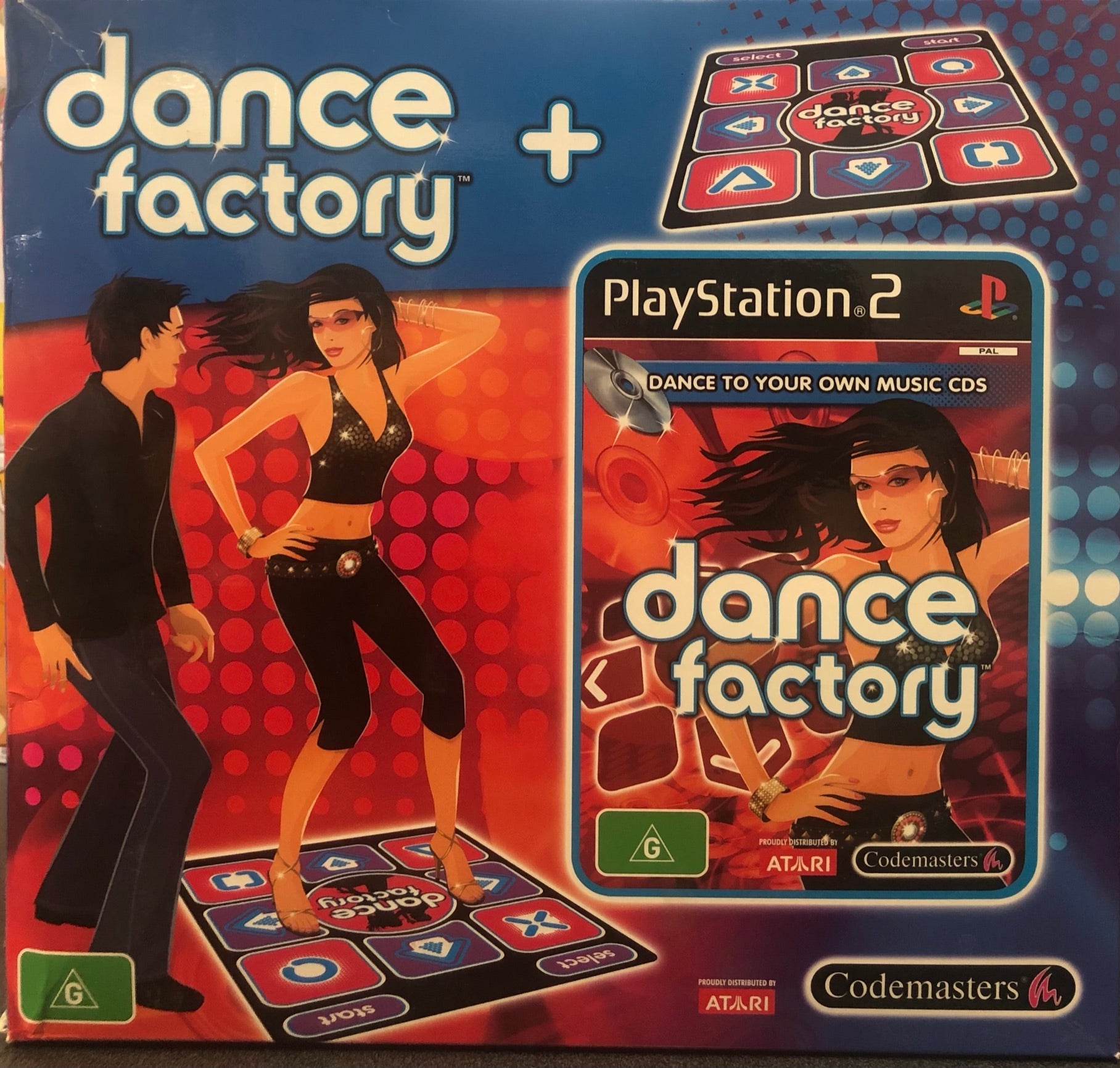 Dance Factory with Dance Mat PS2 - Gametraders Modbury Heights
