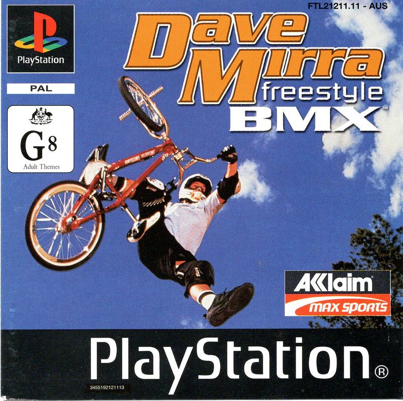 Dave Mirra Freestyle BMX PS1 - Gametraders Modbury Heights