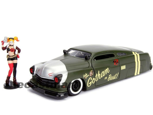 DC Bombshells - Harley Quinn 1951 Mercury 1:24 Scale Hollywood Rides Diecast Vehicle - Gametraders Modbury Heights
