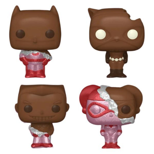 DC Comics: Valentines 2024 - Pocket Pop! Vinyl Heart Box 4 - Pack - Gametraders Modbury Heights