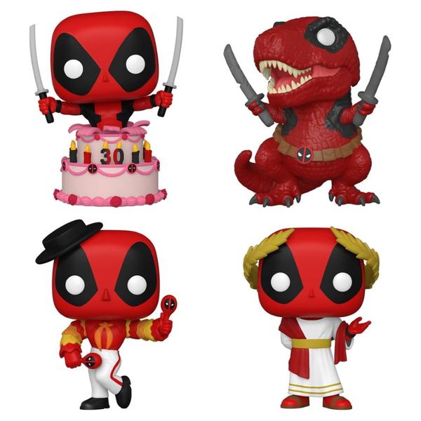 Deadpool - 30th Anniversary US Exclusive Pop! Vinyl 4 - pack - Gametraders Modbury Heights