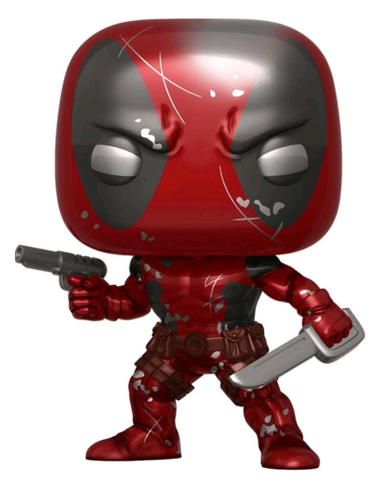 Deadpool - Deadpool 1st Appearance Metallic 80th Anniversary US Exclusive Pop! Vinyl - Gametraders Modbury Heights