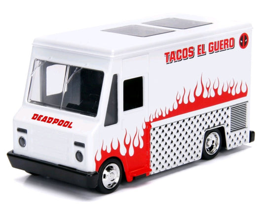Deadpool - Food Truck White Hollywood Rides 1:32 - Gametraders Modbury Heights