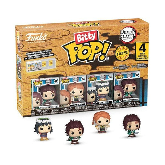 Demon Slayer – Tanjiro Bitty Pop! 4-Pack - Gametraders Modbury Heights