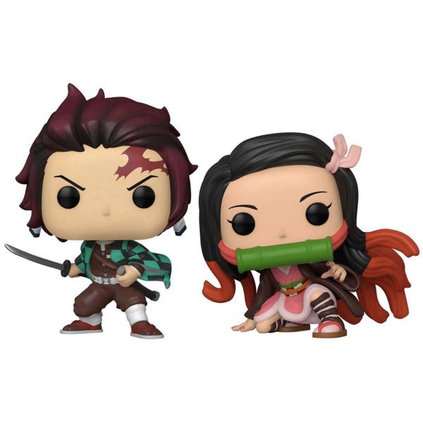 Demon Slayer - Tanjiro & Nezuko US Exclusive Pop! Vinyl 2 - Pack - Gametraders Modbury Heights