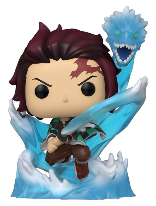 Demon Slayer - Tanjiro with Dragon US Exclusive Glow Translucent Pop! Vinyl - Gametraders Modbury Heights
