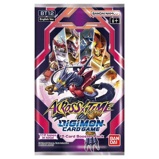 Digimon Card Game Across Time BT12 Booster Pack - Gametraders Modbury Heights