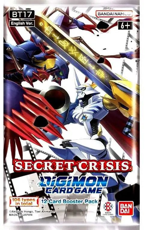 Digimon Card Game – Secret Crisis (BT17) Booster Pack - Gametraders Modbury Heights