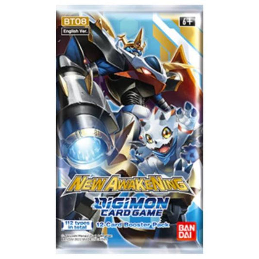 Digimon Card Game Series 08 New Awakening BT08 Booster Pack - Gametraders Modbury Heights