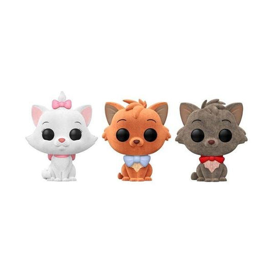 Disney 100th - Aristocats Flocked US Exclusive Pop! Vinyl 3 - Pack - Gametraders Modbury Heights