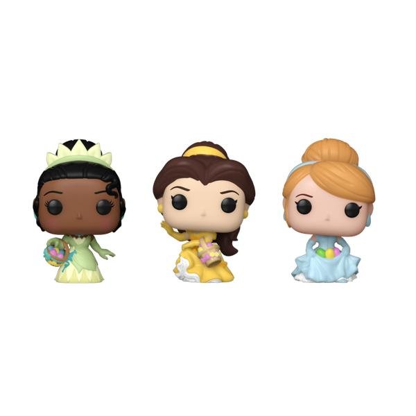 Disney - Cinderella, Belle, Tiana Carrot Pocket Pop! Vinyl 3 - Pack - Gametraders Modbury Heights