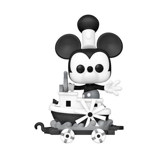 Disney: D100 - Mickey in Steamboat Car Pop! Vinyl Train - Gametraders Modbury Heights