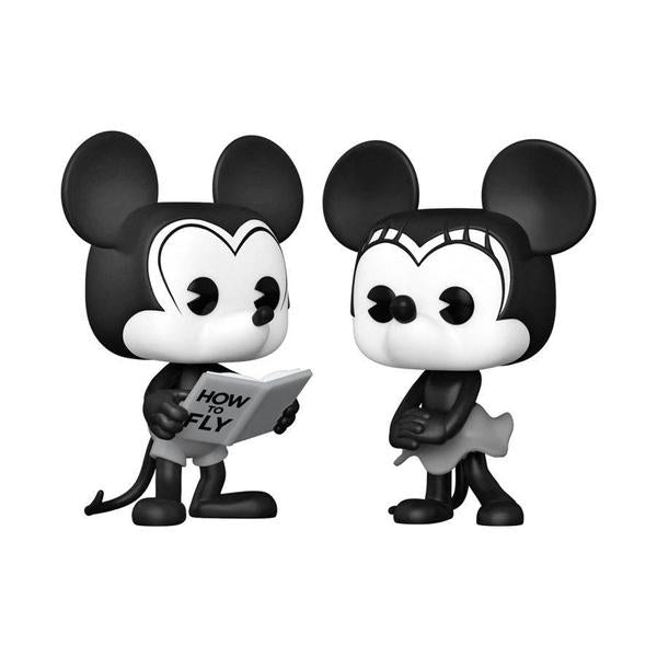 Disney - Pilot Mickey & Minnie D23 US Exclusive Pop! Vinyl 2 - Pack - Gametraders Modbury Heights
