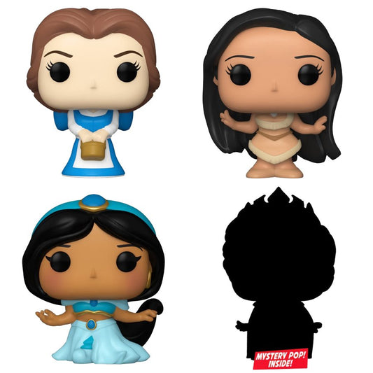 Disney Princess - Belle Bitty Pop! Vinyl 4 - Pack - Gametraders Modbury Heights