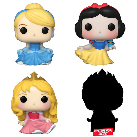Disney Princess - Cinderella Bitty Pop! Vinyl 4 - Pack - Gametraders Modbury Heights