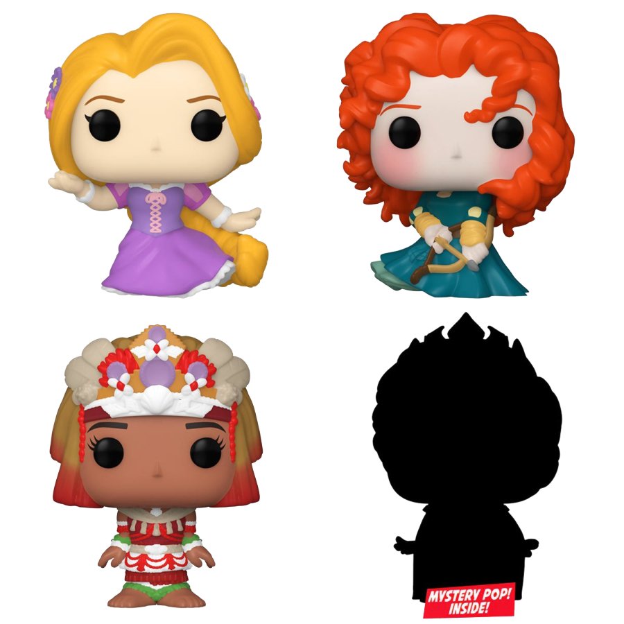 Disney Princess - Rapunzel Bitty Pop! Vinyl 4 - Pack - Gametraders Modbury Heights