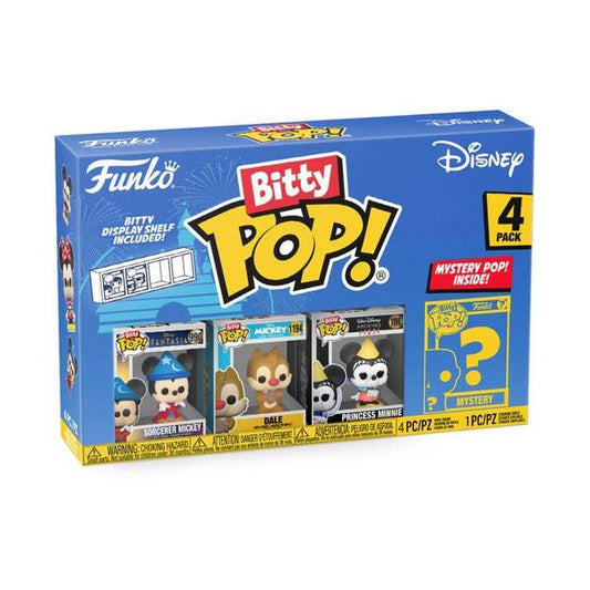 Disney - Sorcerer Mickey & Friends Bitty Pop! 4 - Pack - Gametraders Modbury Heights