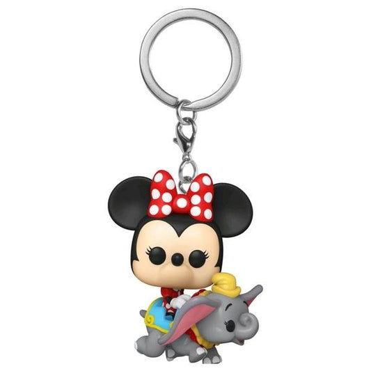 Disneyland 65th Anniversary - Minnie Dumbo Ride Pocket Pop! Vinyl Keychain - Gametraders Modbury Heights