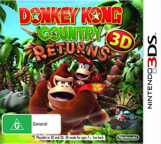 Donkey Kong Country Returns 3DS - Gametraders Modbury Heights