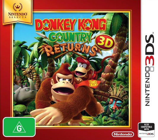 Donkey Kong Country Returns 3DS - Gametraders Modbury Heights