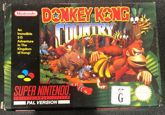 Donkey Kong Country SNES Boxed - Gametraders Modbury Heights