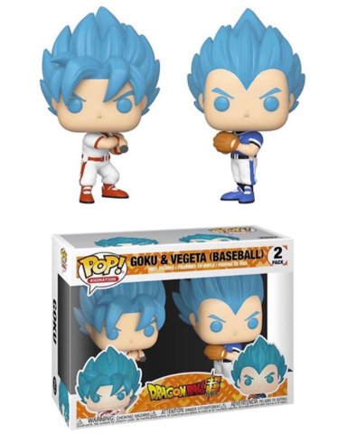 Dragon Ball Z - Goku & Vegeta (Baseball) US Exclusive Pop! Vinyl - Gametraders Modbury Heights