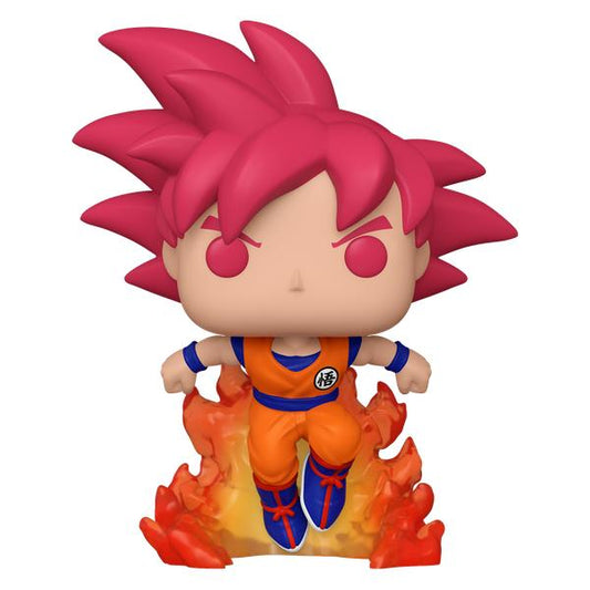 Dragon Ball Z - Super Saiyan God Goku with flames Pop! Vinyl SD20 - Gametraders Modbury Heights