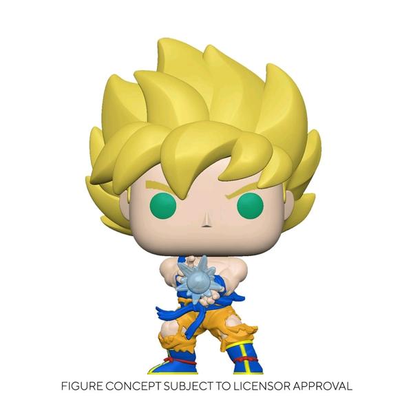 Dragon Ball Z - Super Saiyan Goku with Kamehameha Wave Diamond Glitter US Exclusive Pop! Vinyl - Gametraders Modbury Heights