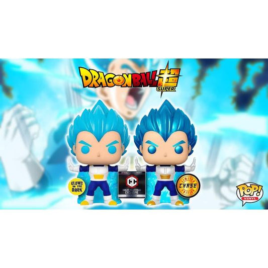 Dragon Ball Z - Vegeta Powering Up Glow US Exclusive CHASE Pop! Vinyl Bundle - Gametraders Modbury Heights